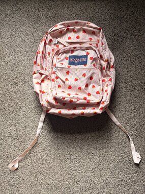 Jansport "Big Student" Strawberry Backpack